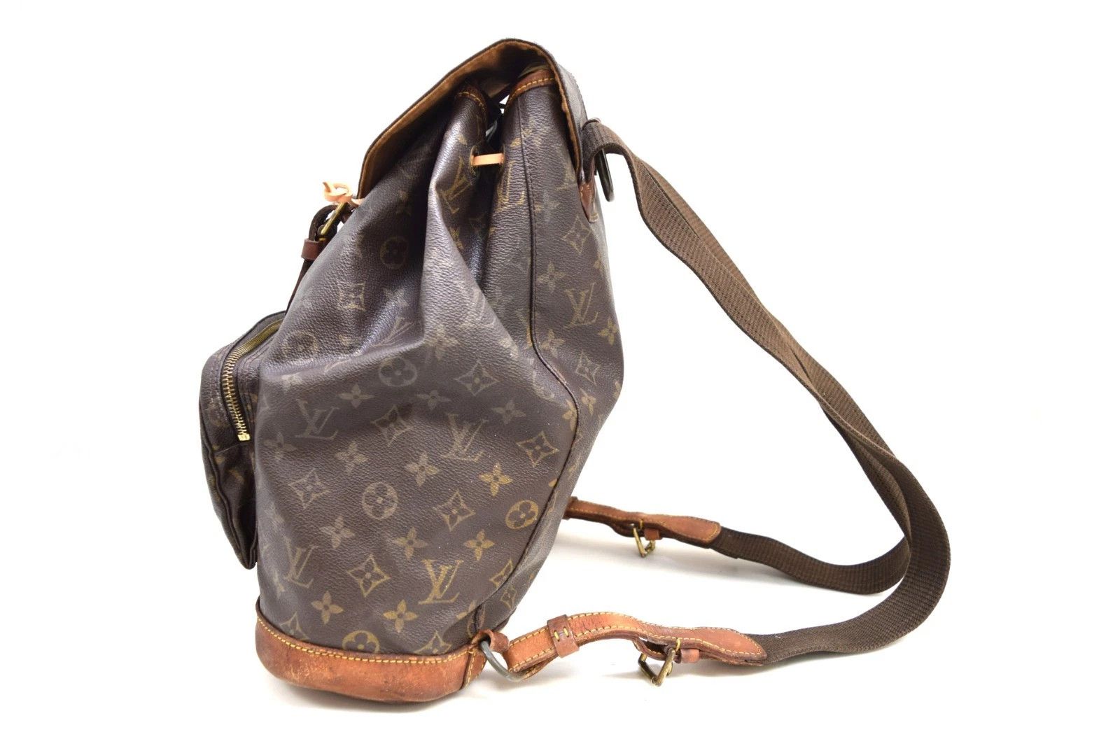 Louis Vuitton Louis Vuitton Montsouris GM Backpack Monogram Canvas M51135 Size ONE SIZE - 5 Thumbnail