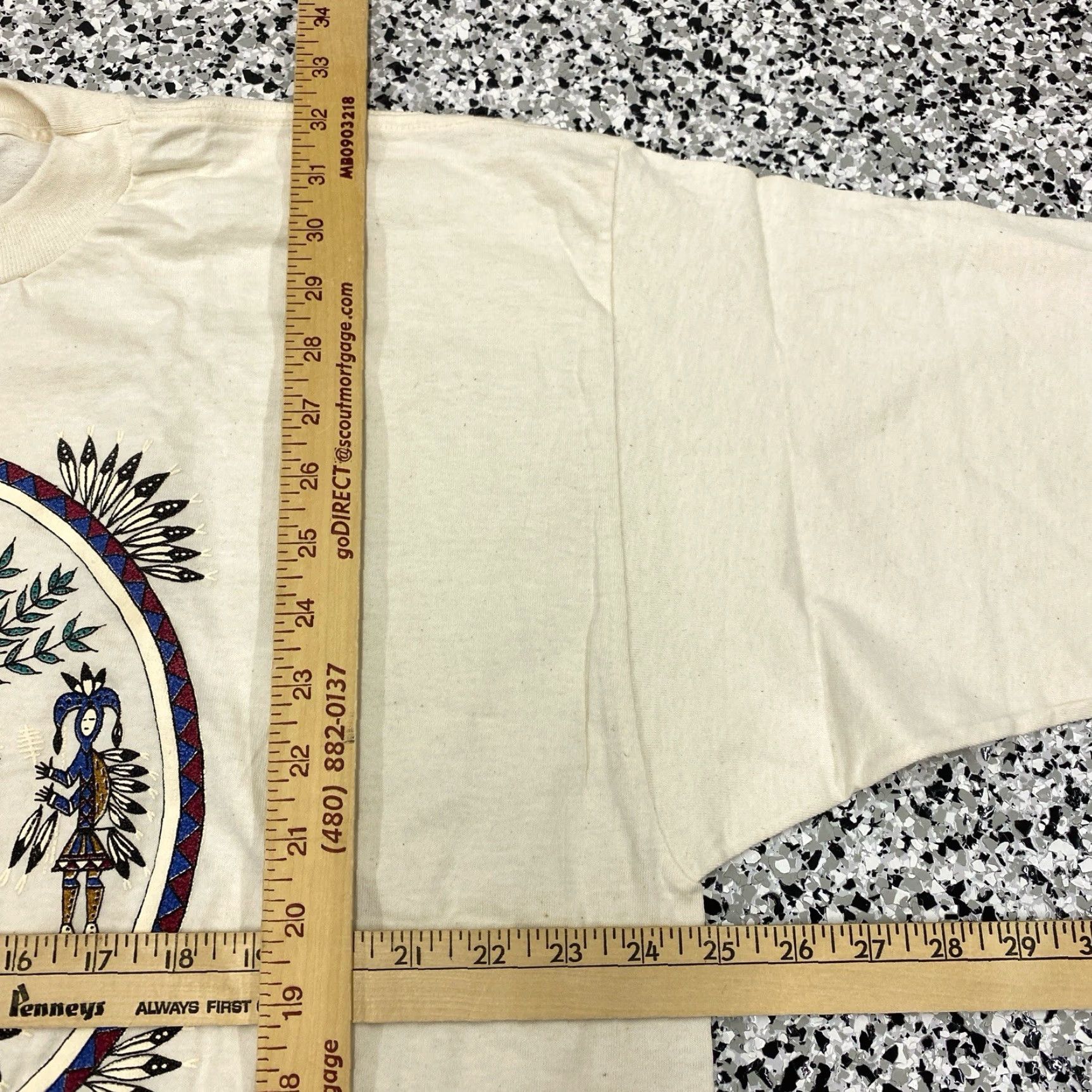 Vintage VINTAGE Prairie Mountain UTAH Souvenir Beige T Shirt 2XL Unisex Short Sleeve 100% Cotton Graphic Tee 1990s Size US XXL / EU 58 / 5 - 4 Thumbnail