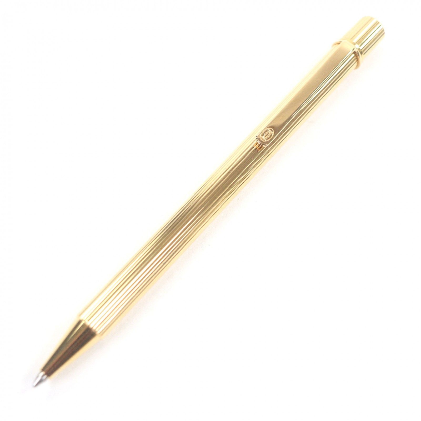 Cartier Cartier Cartier Must de Cartier Ballpoint Pen Metal Pen DUTY FREE for USA Size ONE SIZE - 1 Thumbnail