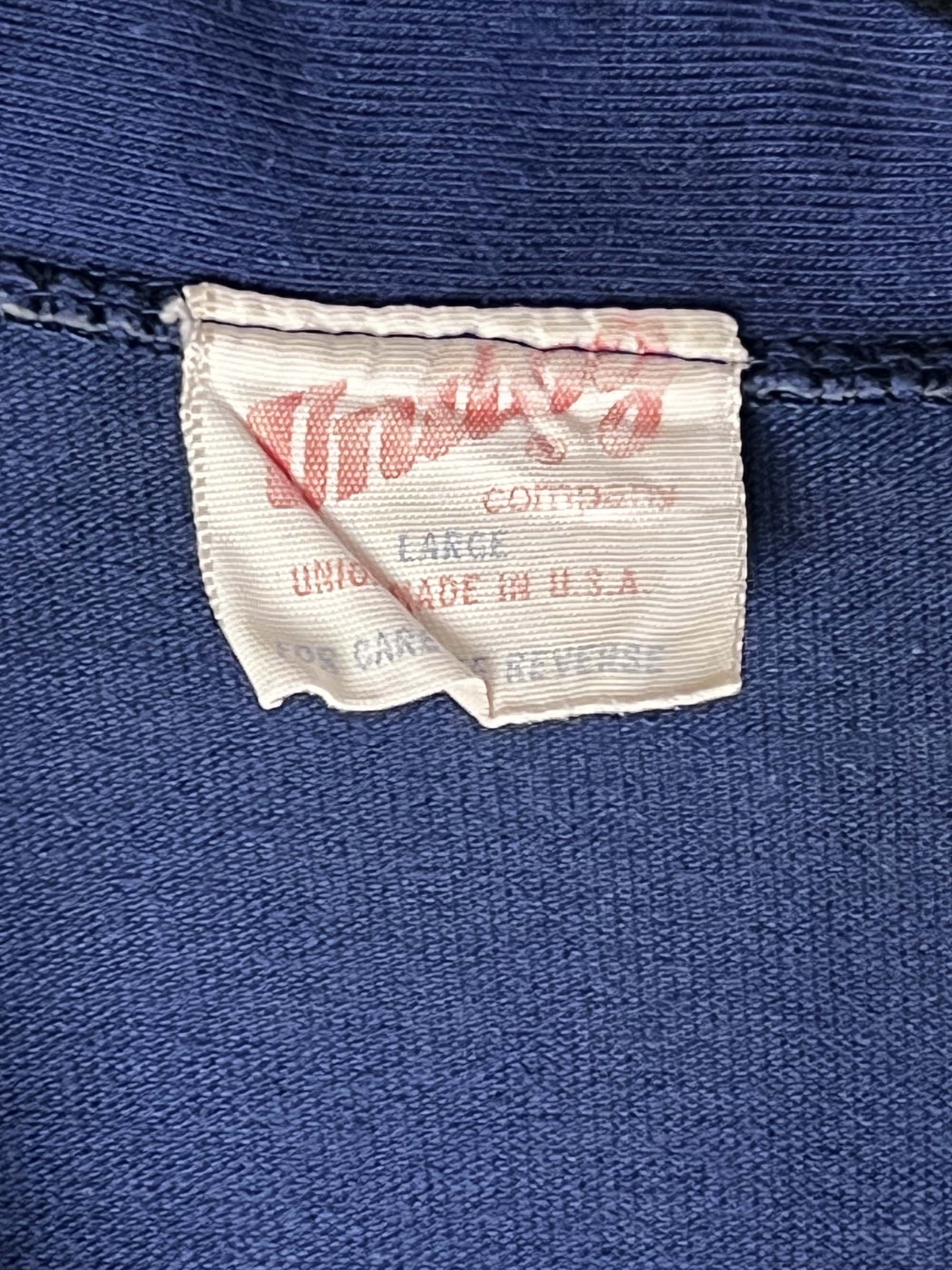 Pepsi Vintage 1970's Pepsi Polo Work Shirt - Name Tag : Larry Size US L / EU 52-54 / 3 - 10 Thumbnail