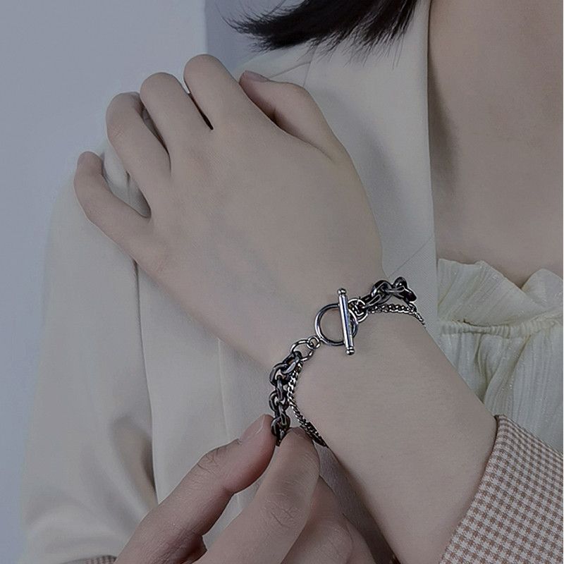 Jewelry New Trend Bracelet Y2K Punk Chain Gotch Bracelets Chains Size ONE SIZE - 4 Thumbnail
