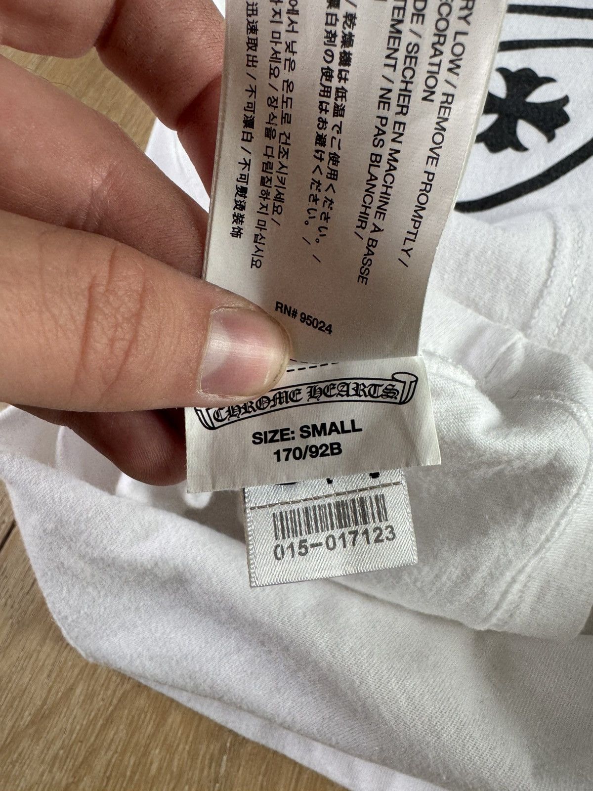 Chrome Hearts Chrome Hearts Plus Pocket Tee Size US S / EU 44-46 / 1 - 10 Thumbnail