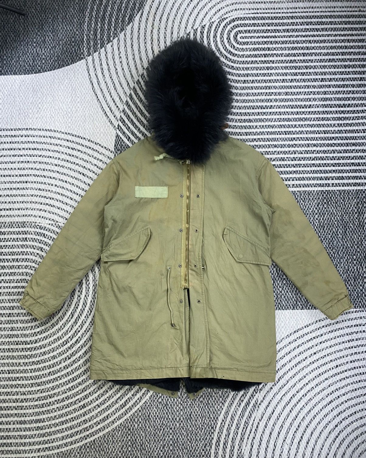 MR & MRS ITALY Vintage Mr & Mrs Furs Faux Fur Parka Jacket Size US L / EU 52-54 / 3 - 6 Thumbnail