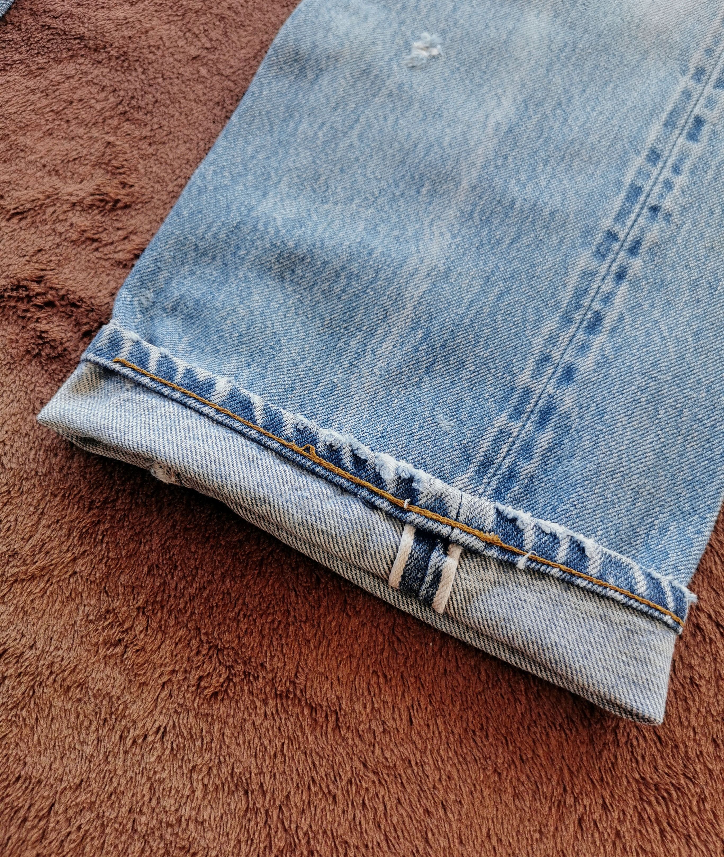Kapital 80s Vintage Levis Selvedge Jeans Style Kapital Jeans Size US 30 / EU 46 - 13 Thumbnail