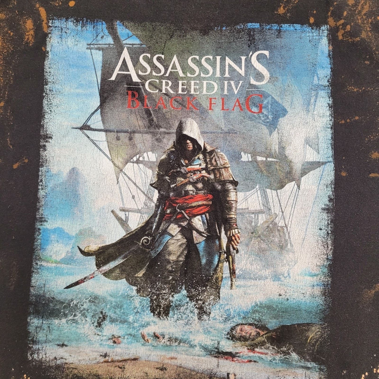 Other Assassins Creed Shirt XL 24x28 Baggy Bleached Black Flag Size US XL / EU 56 / 4 - 6 Thumbnail