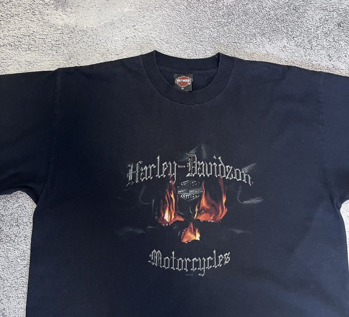 Harley Davidson Harley Davidson Motorcycles 2004 T Shirt VintageMade In USA Size US XL / EU 56 / 4 - 2 Thumbnail