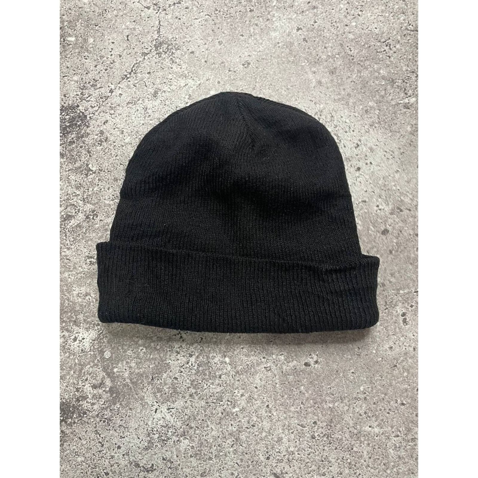 Nike × Vintage Vintage Nike Black Knit Beanie Hat One Size USA Made Size ONE SIZE - 3 Thumbnail