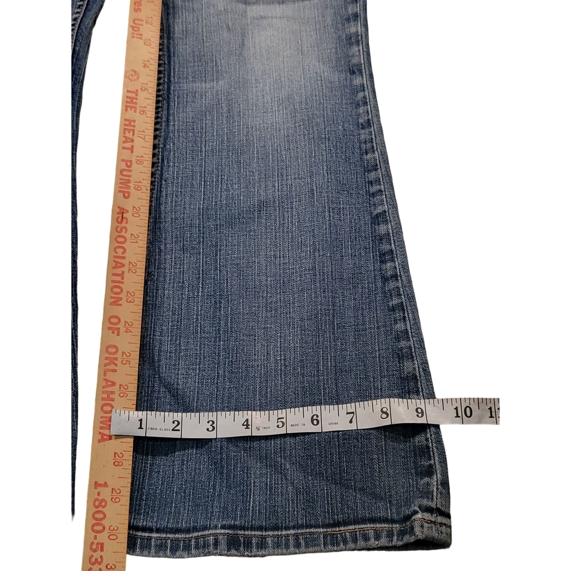 BKE BKE Parker 001676 Jeans Women Sz 31X37 Blue Denim Flare Stre Size 31" - 6 Thumbnail