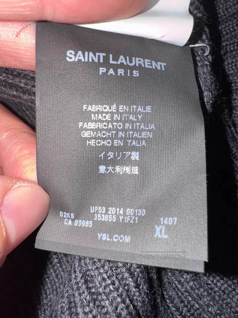 Saint Laurent Paris Saint Laurent Paris Original Sheepskin and Leather Patch M Size US XL / EU 56 / 4 - 4 Thumbnail