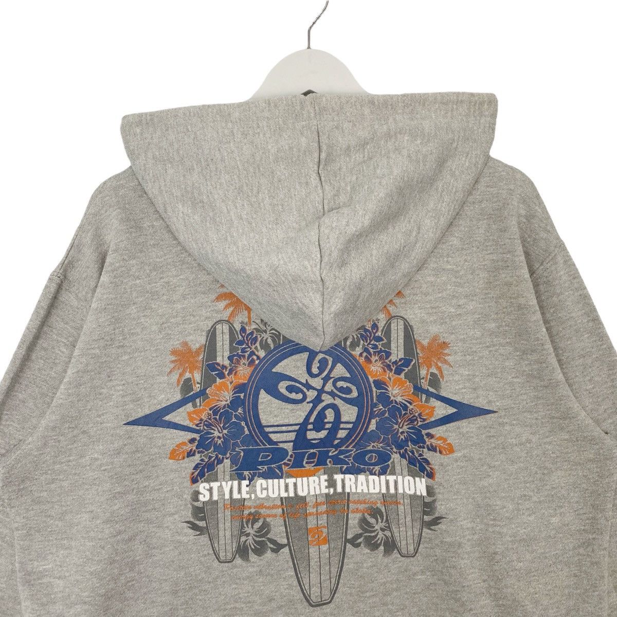 Other Vintage Piko Hawaiian Surf Hoodie Sweater Gray Size L Size US L / EU 52-54 / 3 - 8 Thumbnail