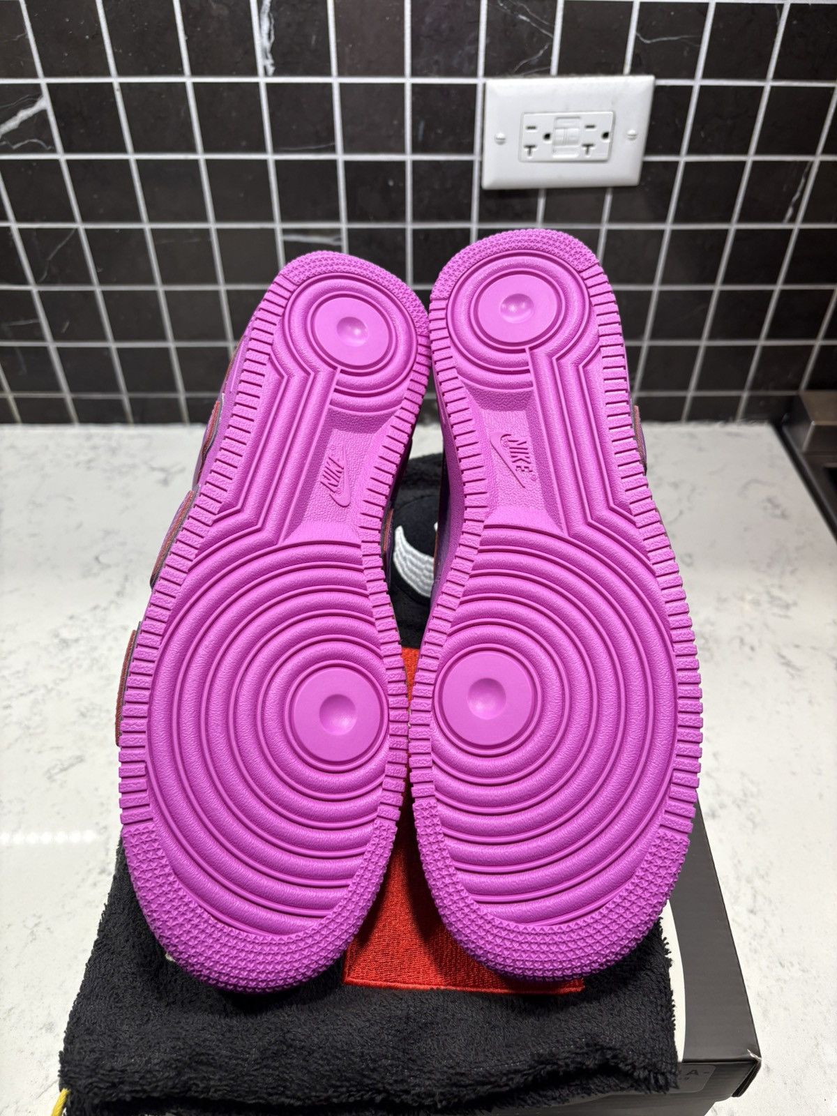 Cactus Plant Flea Market × Nike Nike x CPFM AF1 Low Fuchsia Dream Size US 10.5 / EU 43-44 - 6 Thumbnail