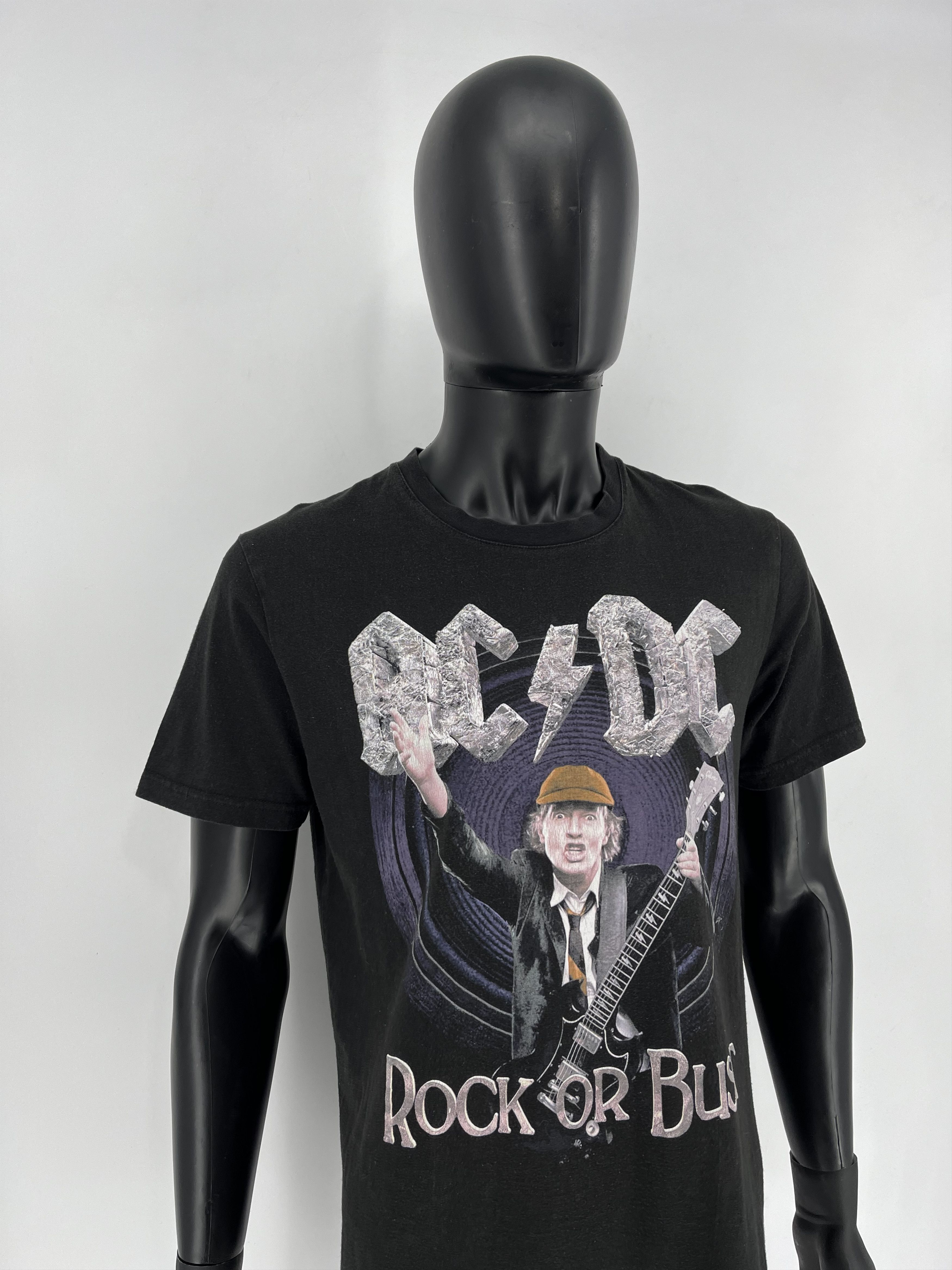 Band Tees Vintage Y2K AC/DC Band Rock Tour Tee Streetwear Style Size US M / EU 48-50 / 2 - 4 Thumbnail
