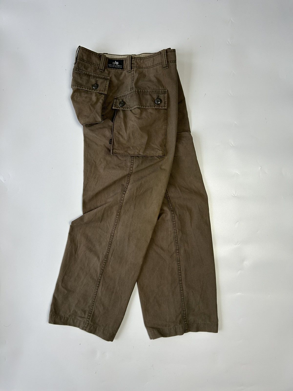 Alpha Industries × Vintage VINTAGE ALPHA INDUSTRIES INC MONKEY CARGO PANTS Size US 30 / EU 46 - 1 Thumbnail