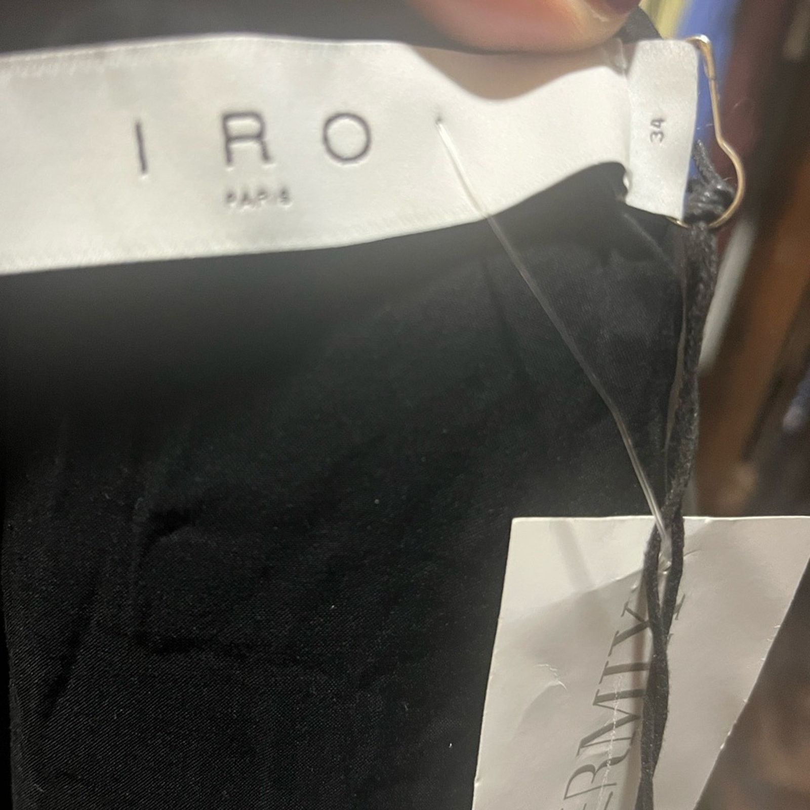 Iro Nwt- IRO- Newhan Lambskin Leather Jacket- $1345msrp Size XS / US 0-2 / IT 36-38 - 9 Thumbnail