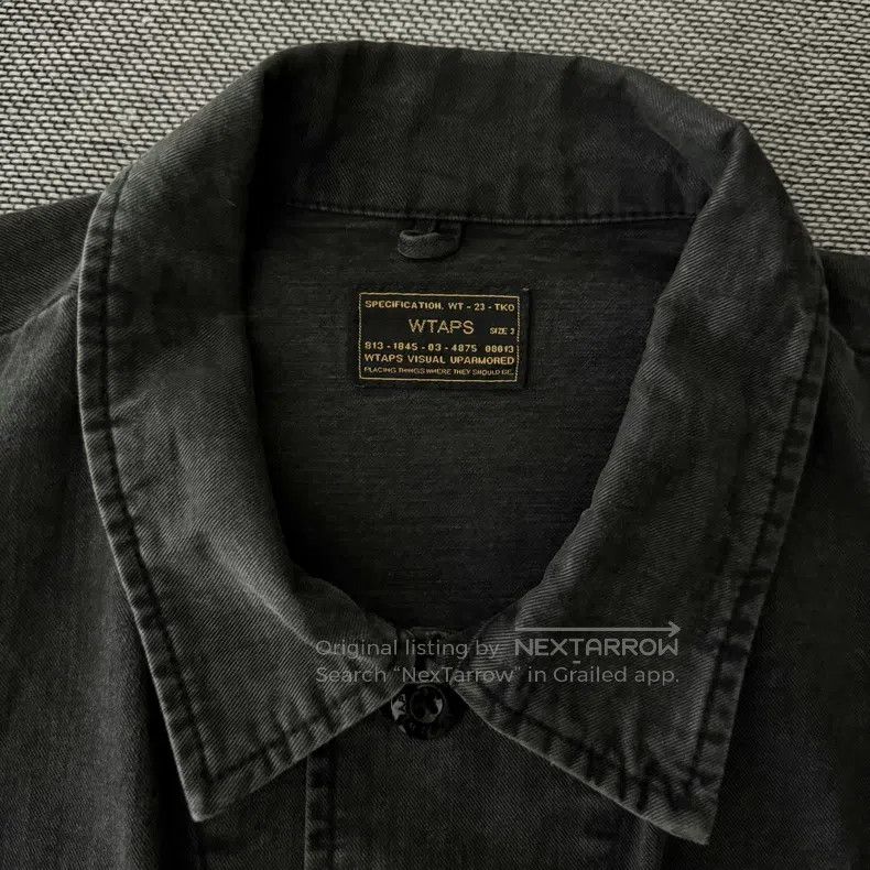 Wtaps Wtaps Black Washed Four-Patch Jacket Size US L / EU 52-54 / 3 - 3 Thumbnail