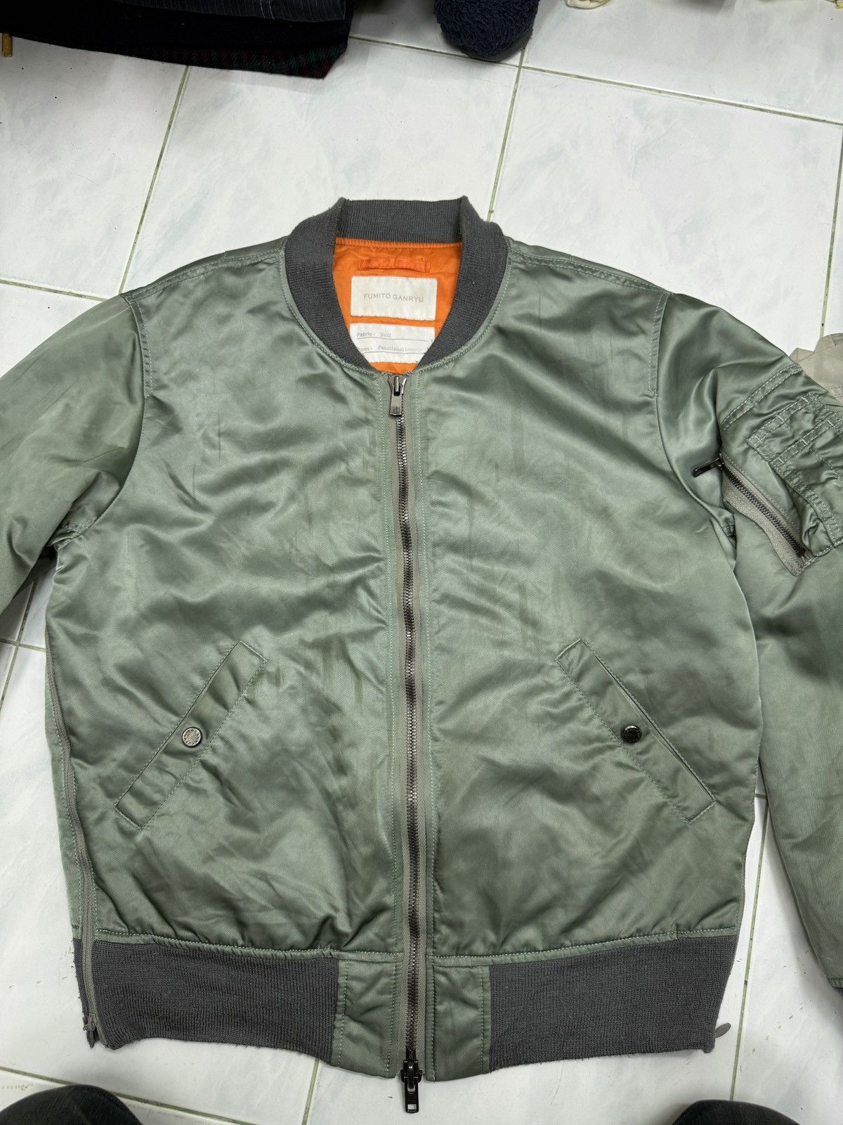 Fumito Ganryu 🔥🔥🔥ARCHIVE AW20 FUMITO GANRYU MA1 BOMBER FLIGHT JACKET Size US M / EU 48-50 / 2 - 15 Thumbnail