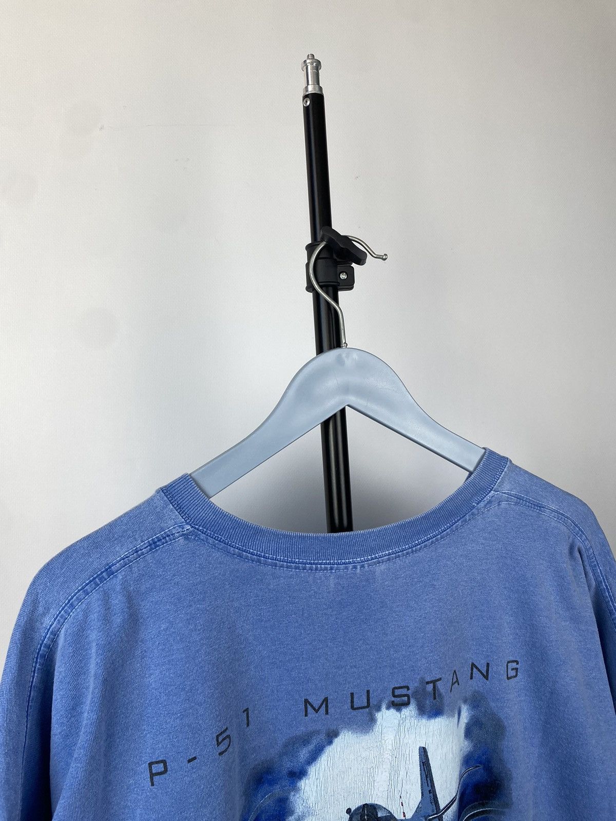 Vintage Vintage 90s USA p51 mustang t shirt Size US XL / EU 56 / 4 - 9 Thumbnail