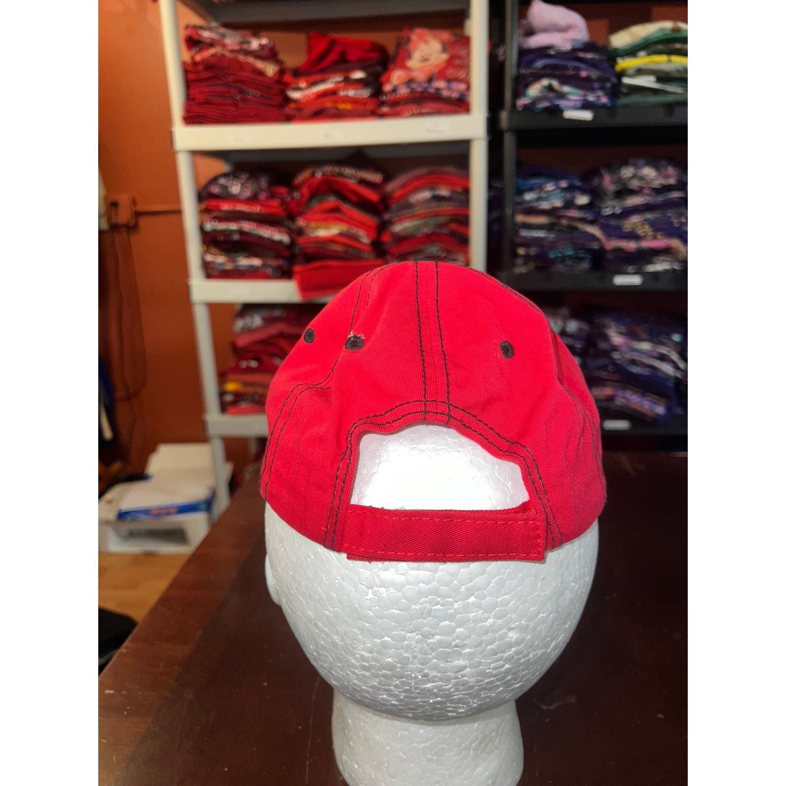 Vintage Great Lakes Hat Momentum Outfitters Red Graphic Cap Headwear Size ONE SIZE - 4 Thumbnail