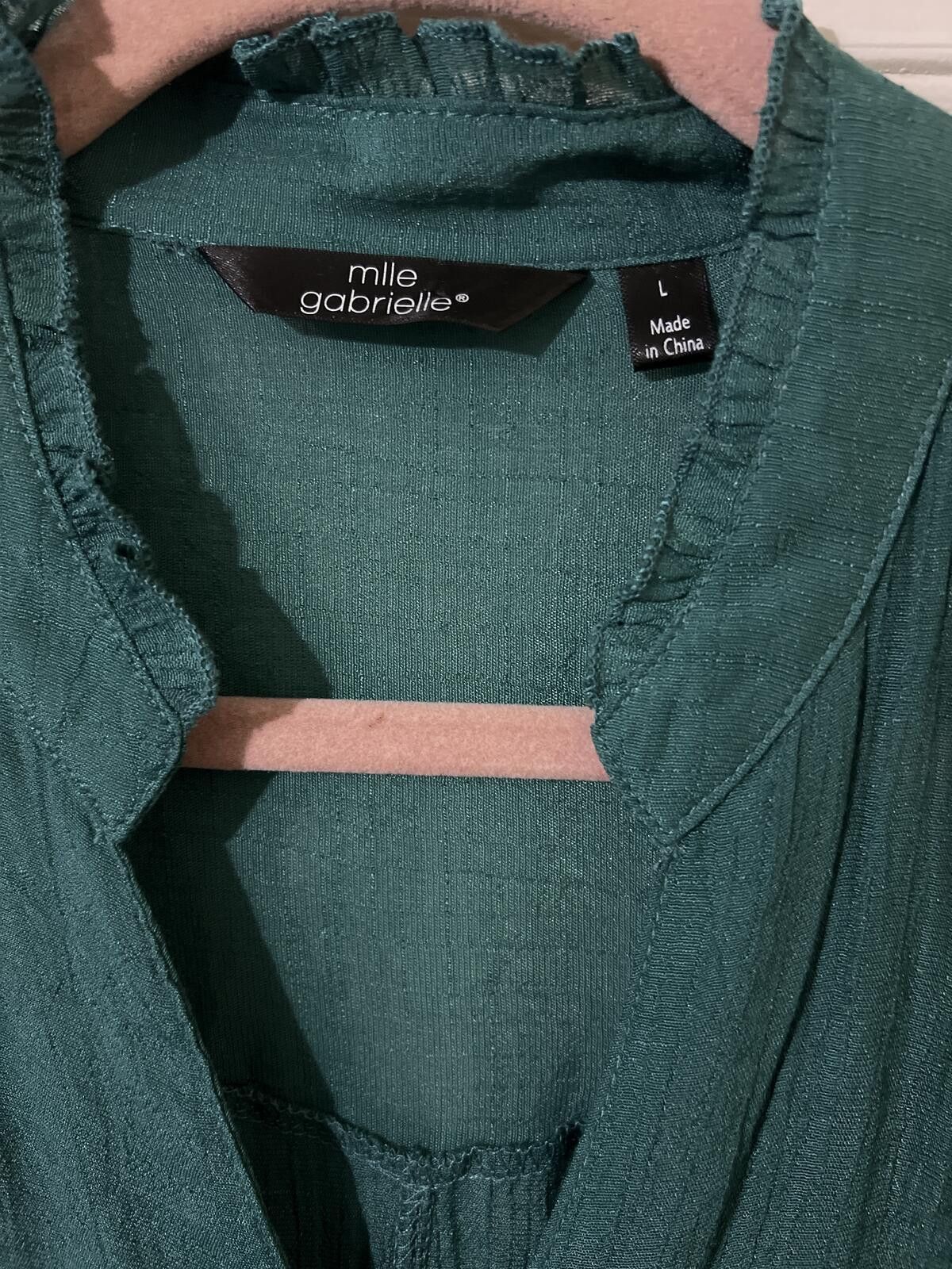 Other mlle gabrielle Green Button-Down Midi Dress 3/4 Sleeves L Size L / US 10 / IT 46 - 3 Thumbnail