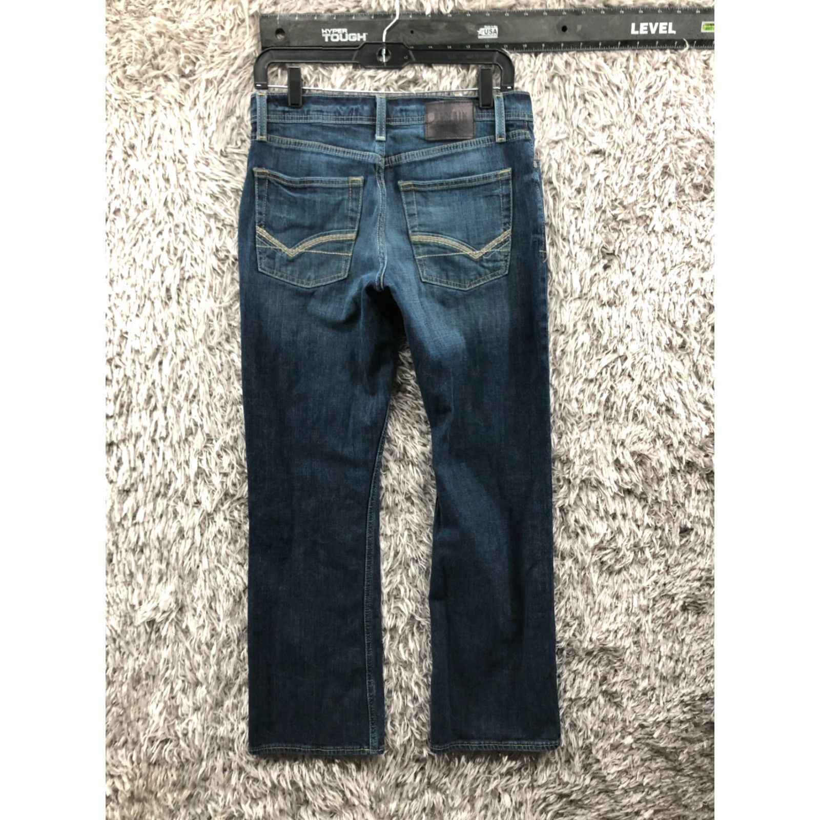 Denime Reclaim Jeans Regular Bootcut Jeans Size 29 Womens Mid Rise Dark Blue Denim Size 29" - 5 Thumbnail