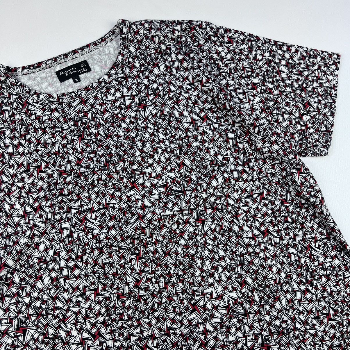 Designer × agnes b. Agnes B. Homme Paris geometric print tee Size US M / EU 48-50 / 2 - 2 Thumbnail
