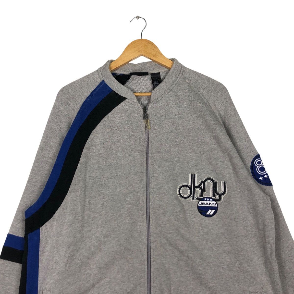 DKNY × Vintage Vintage DKNY Sweater Light Jacket 90s Collection Size US L / EU 52-54 / 3 - 2 Thumbnail