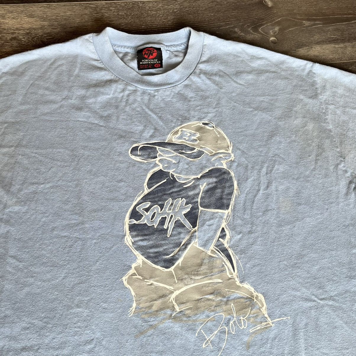 Vintage Vintage 1990s School of Hard Knocks Lil Bolo Graphic Rap Tee Size US XL / EU 56 / 4 - 3 Thumbnail