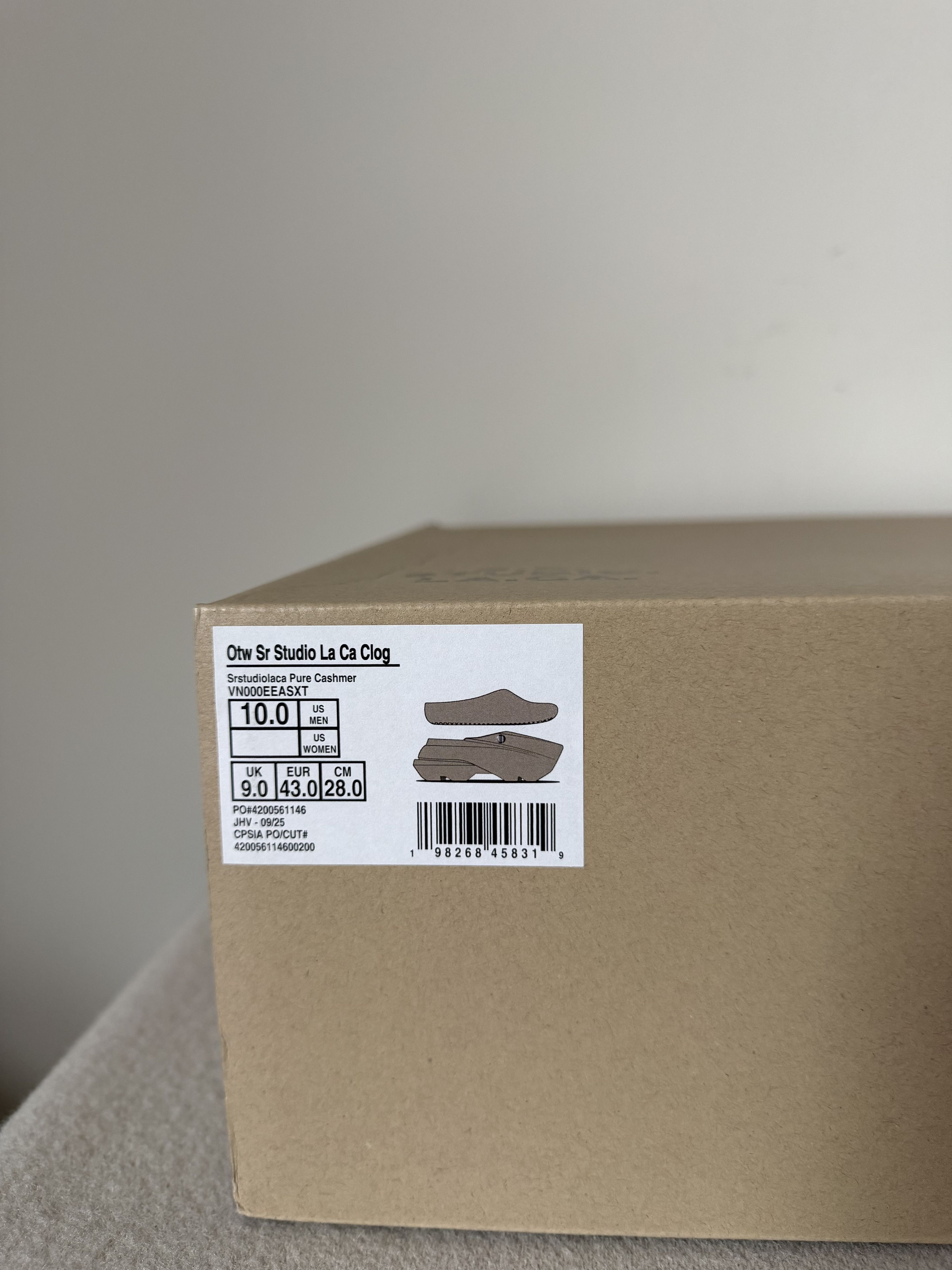Sterling Ruby × Vans S.R. Studio Vans OTW Future Clog in Pure Cashmere Size US 10 / EU 43 - 9 Thumbnail