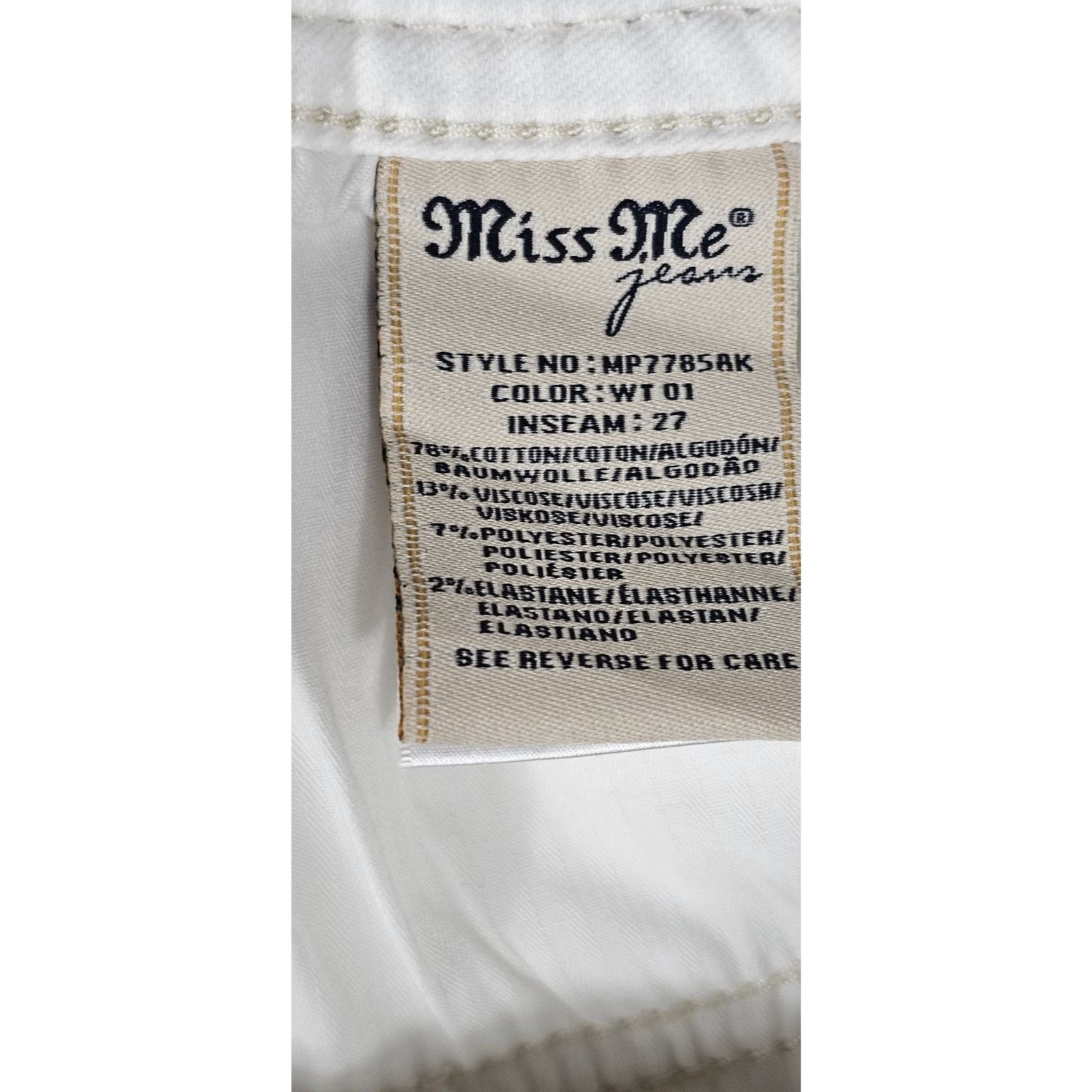 Miss Me Mid-Rise Ankle Skinny Size 28" / US 6 / IT 42 - 11 Thumbnail