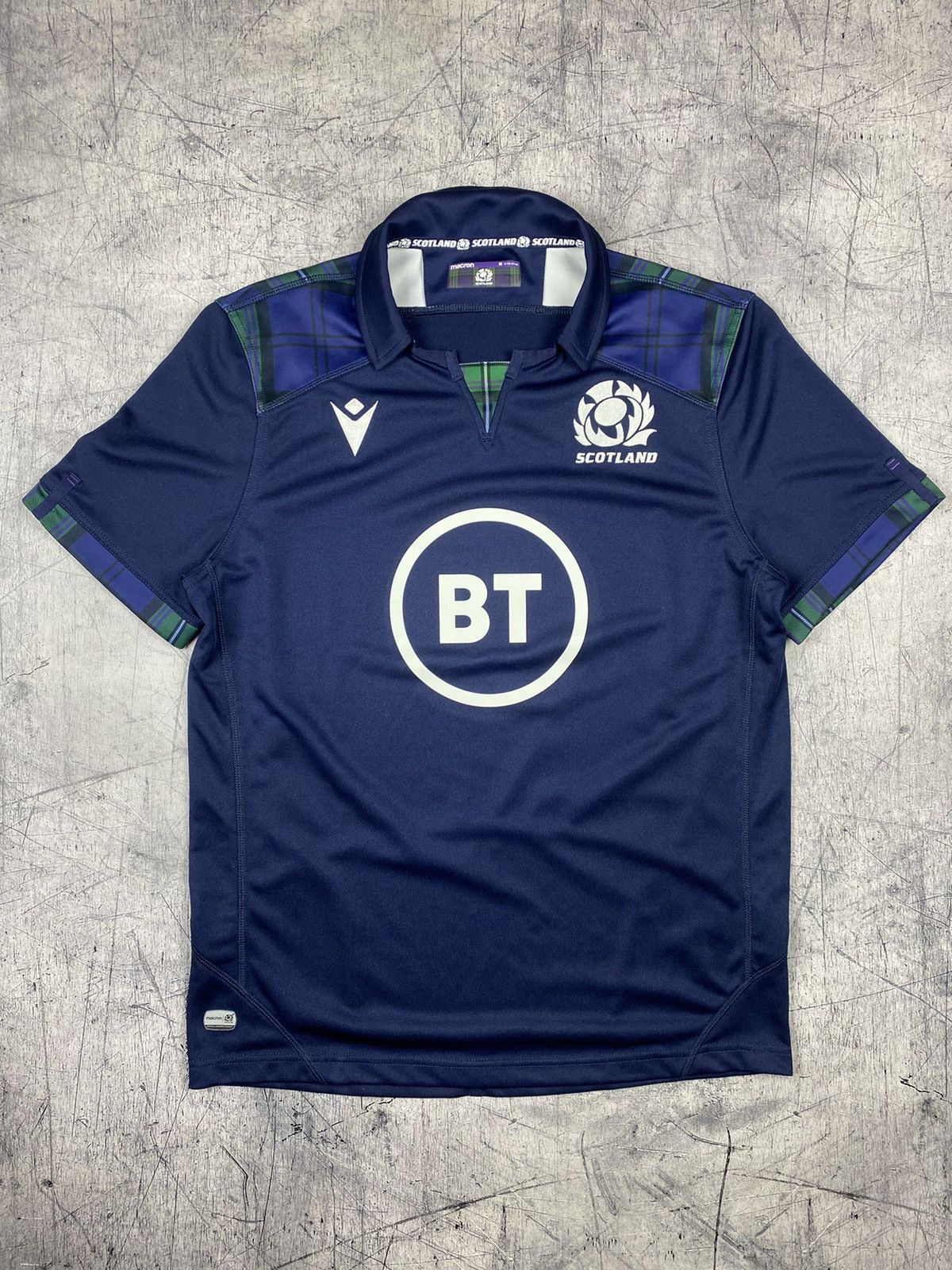 Other Macron Scotland Rugby Jersey Tee Rare Y2k Drill Hype Size US M / EU 48-50 / 2 - 2 Thumbnail
