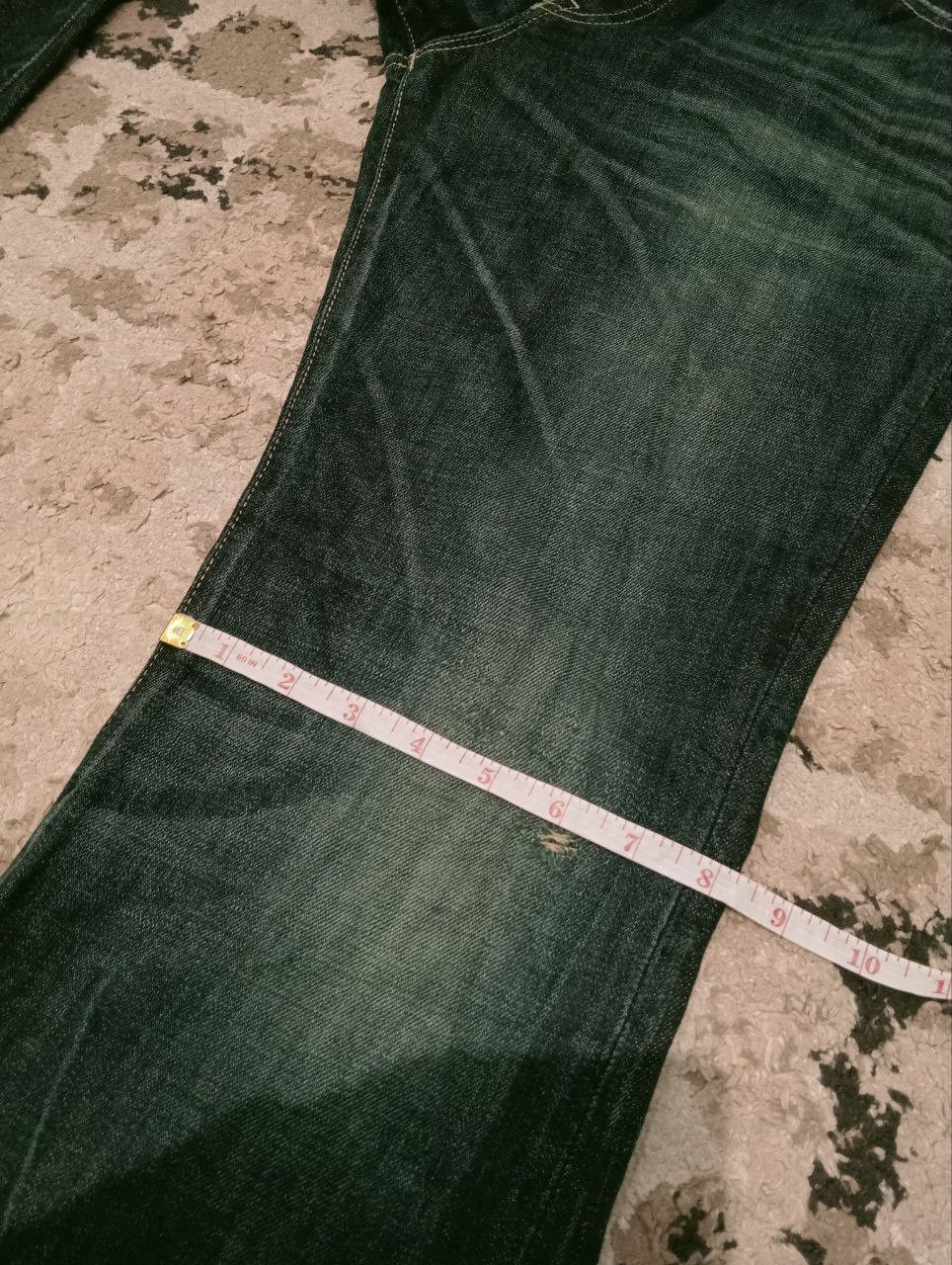 Japanese Brand JAPANESE QLAMB DISTRESSED FLARE PANTS - SIZE 3 Size US 34 / EU 50 - 19 Thumbnail