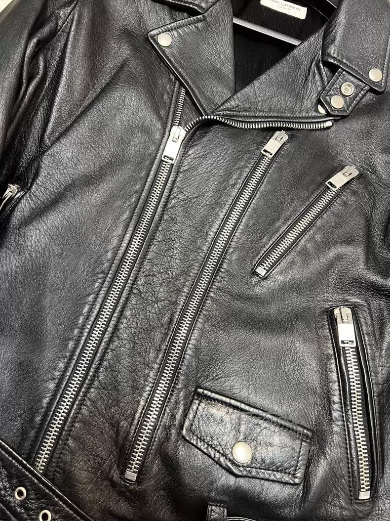 Saint Laurent Paris Saint Laurent Paris Motorcycle Leather Jacket Size US M / EU 48-50 / 2 - 4 Thumbnail