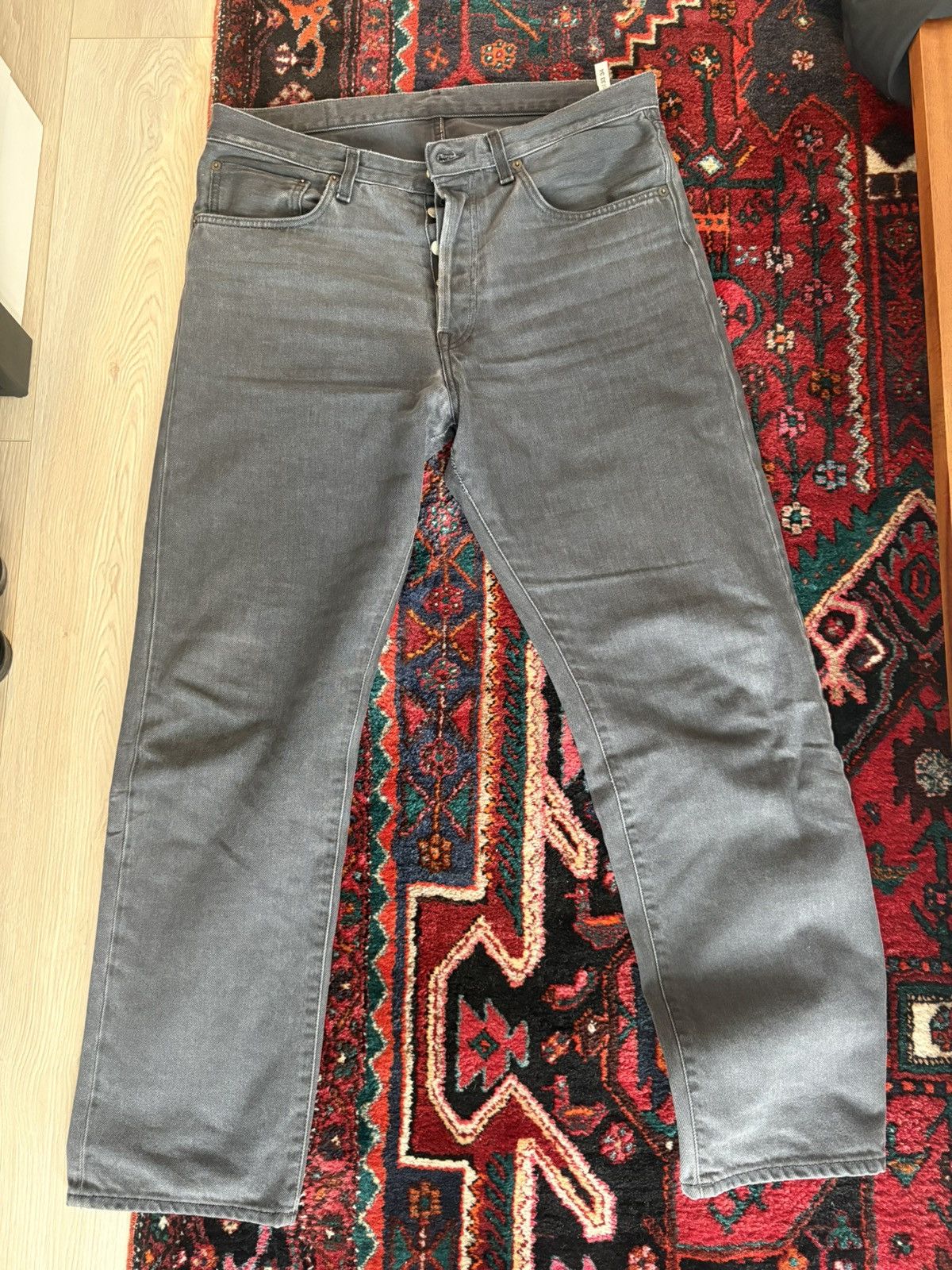 Acne Studios Acne Studios - Dark Grey 2003 Jeans Size US 33 - 3 Thumbnail