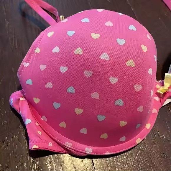 Other Women's Xhilaration Push Up Bra Lingerie With Hearts 36C Size ONE SIZE - 2 Thumbnail