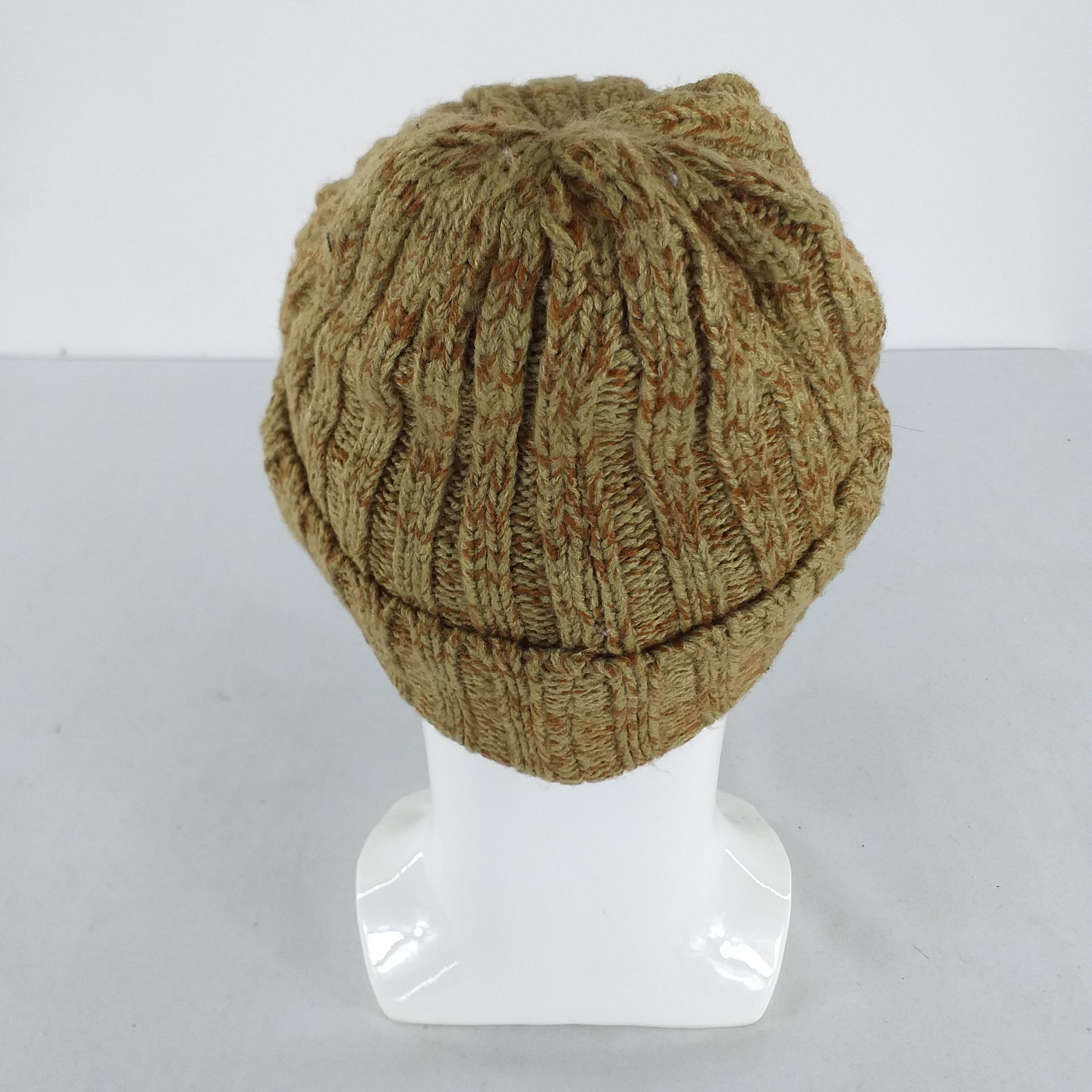 Japanese Brand Grin Face Embroidery Snow Cap Beanie Hat -BN315 Size ONE SIZE - 2 Thumbnail