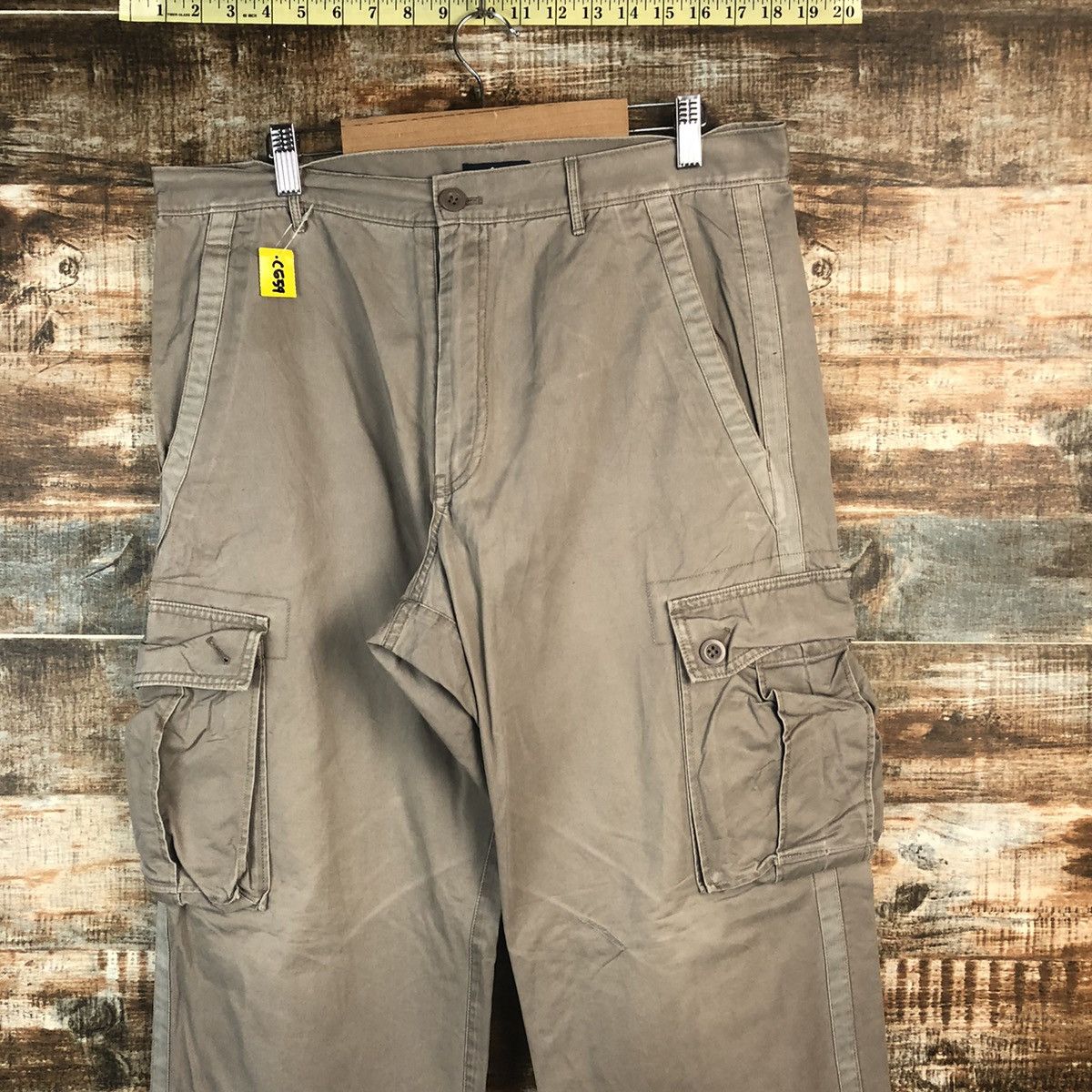 Gap DLL Gap Brown Cargo Multipocket Pants #C659 Size US 33 - 4 Thumbnail