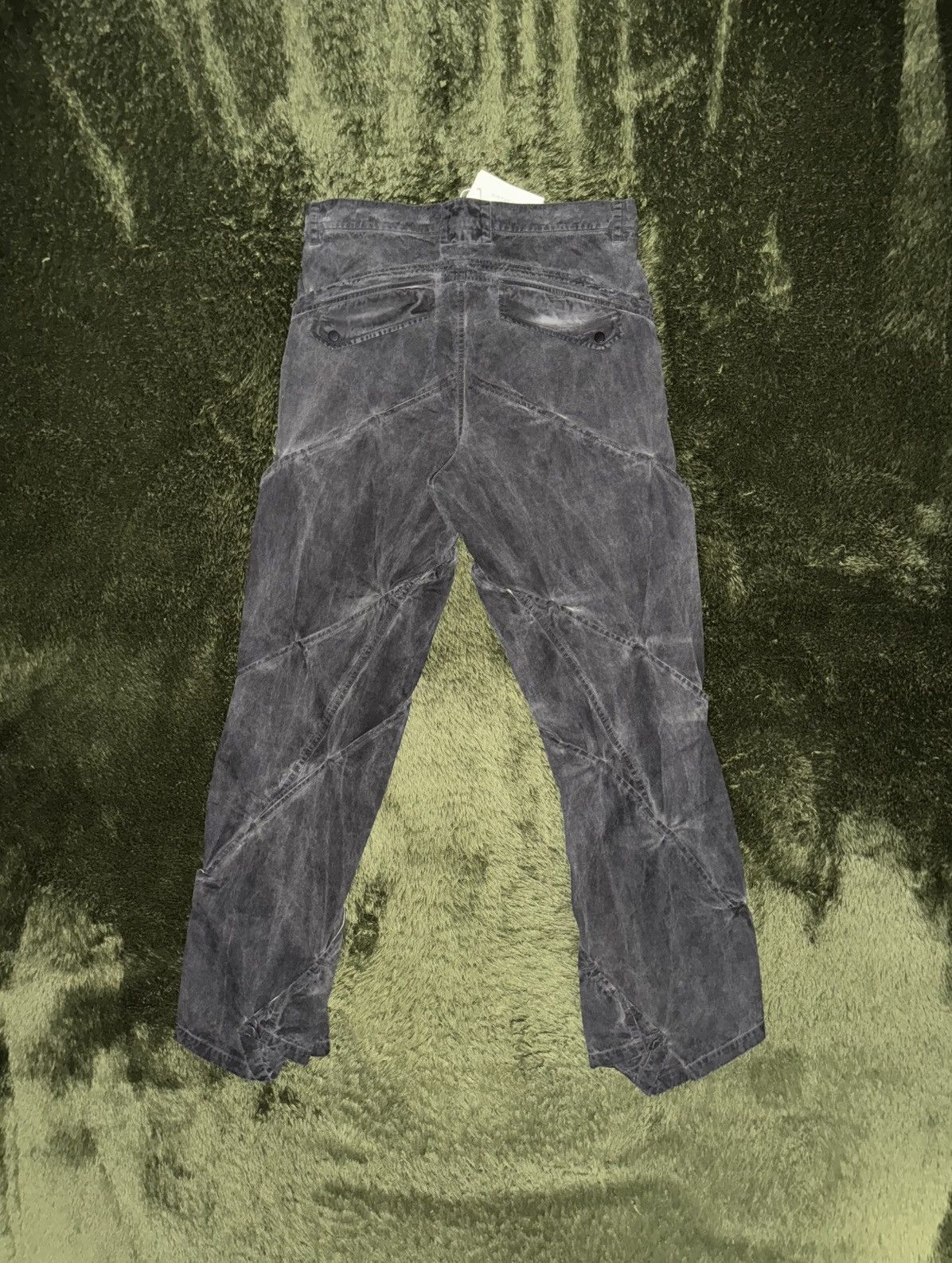 Juntae Kim [L] JUNTAE KIM Gathered Twist Dyed Shell Trousers Size US 34 / EU 50 - 8 Thumbnail
