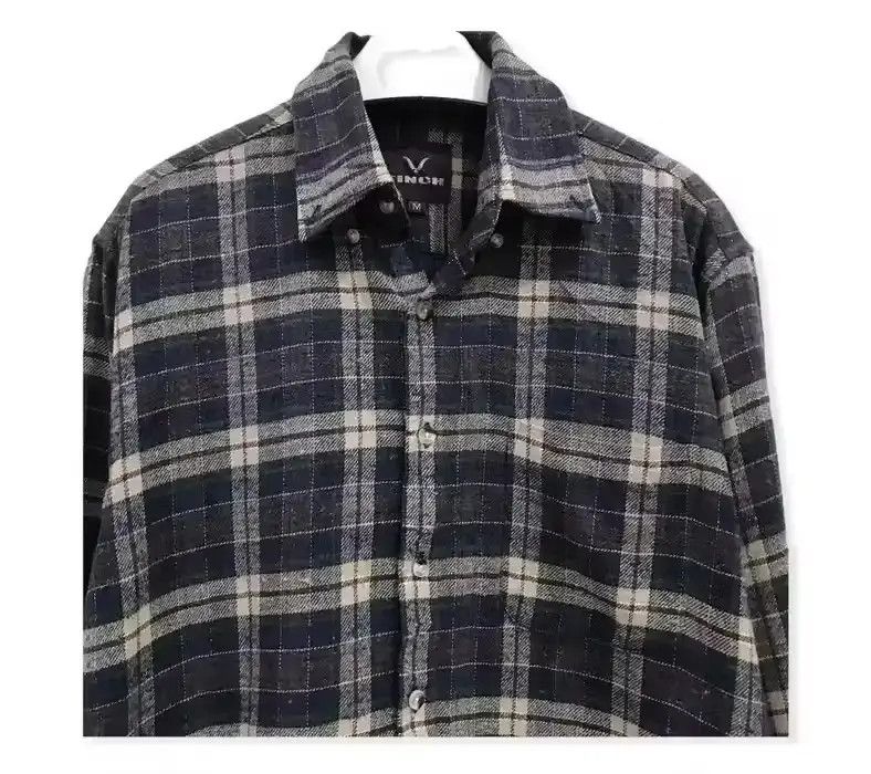 Flannel Vintage Finch Plaid Tartan Flannel Shirt Size US M / EU 48-50 / 2 - 2 Thumbnail