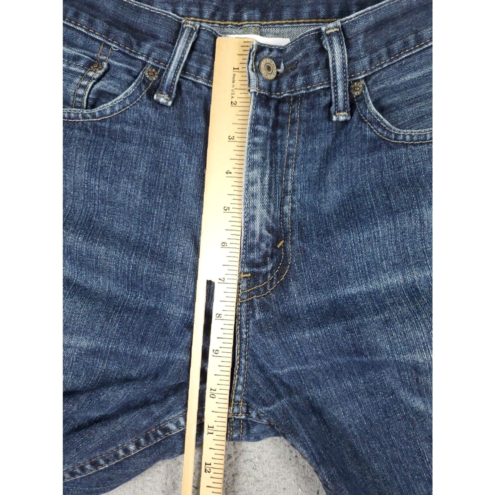 Levi's Levis Mens 514 Blue Straight Leg Denim Jeans 32x32 Size Extra Large XL Casual Size US 32 / EU 48 - 3 Thumbnail