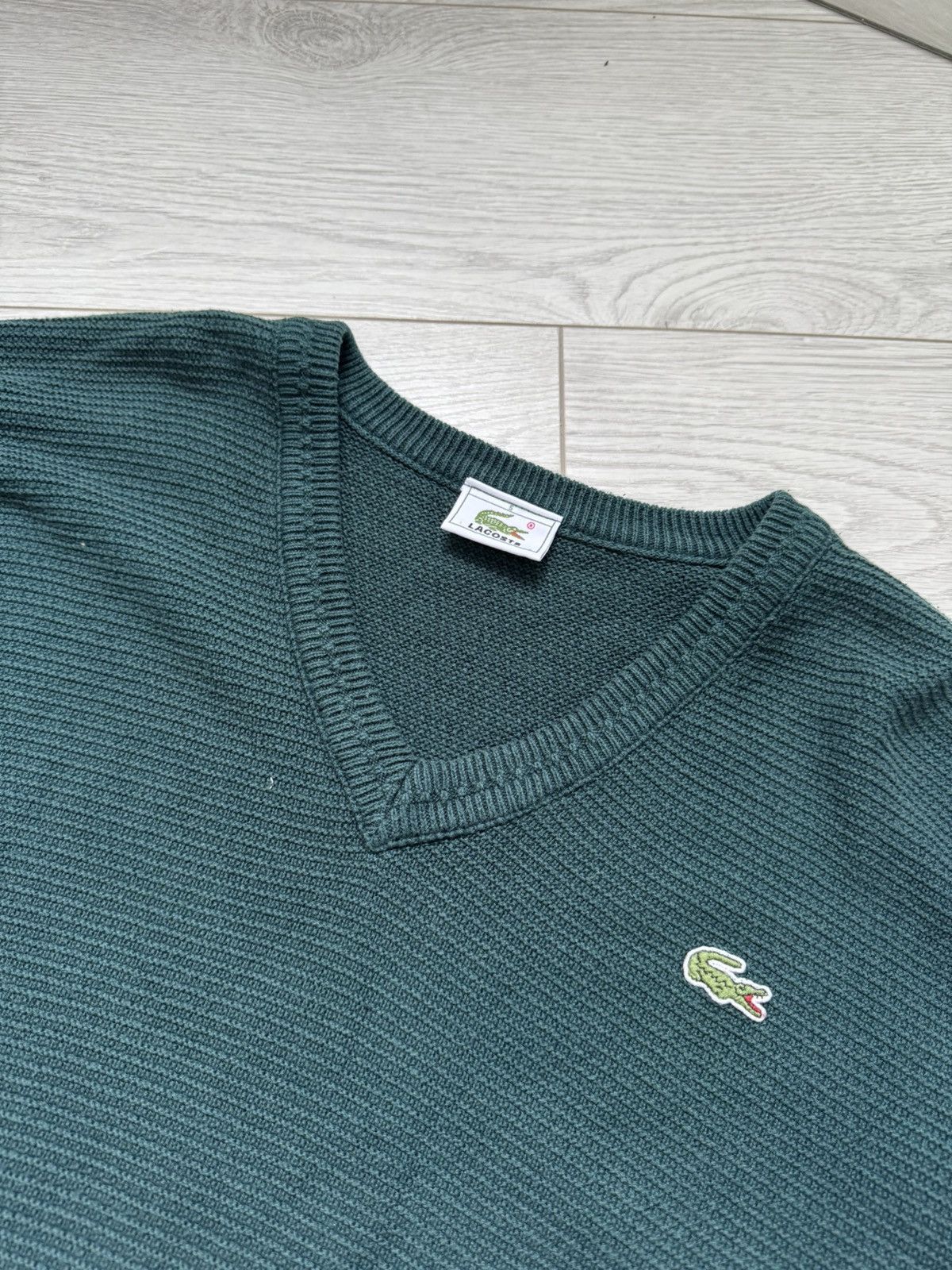 Lacoste × Vintage Vintage Lacoste Chemise V-Neck Sweater Size US L / EU 52-54 / 3 - 5 Thumbnail