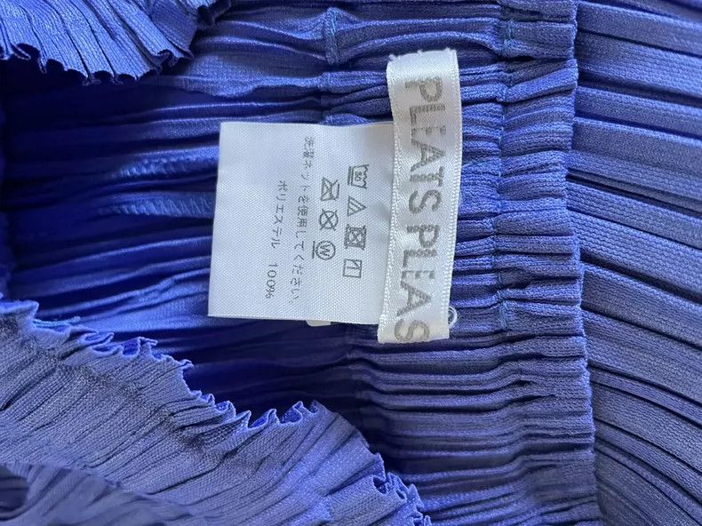 Issey Miyake issey miyake size:3 Blue pleated pants Size 42" / US 20 - 2 Thumbnail