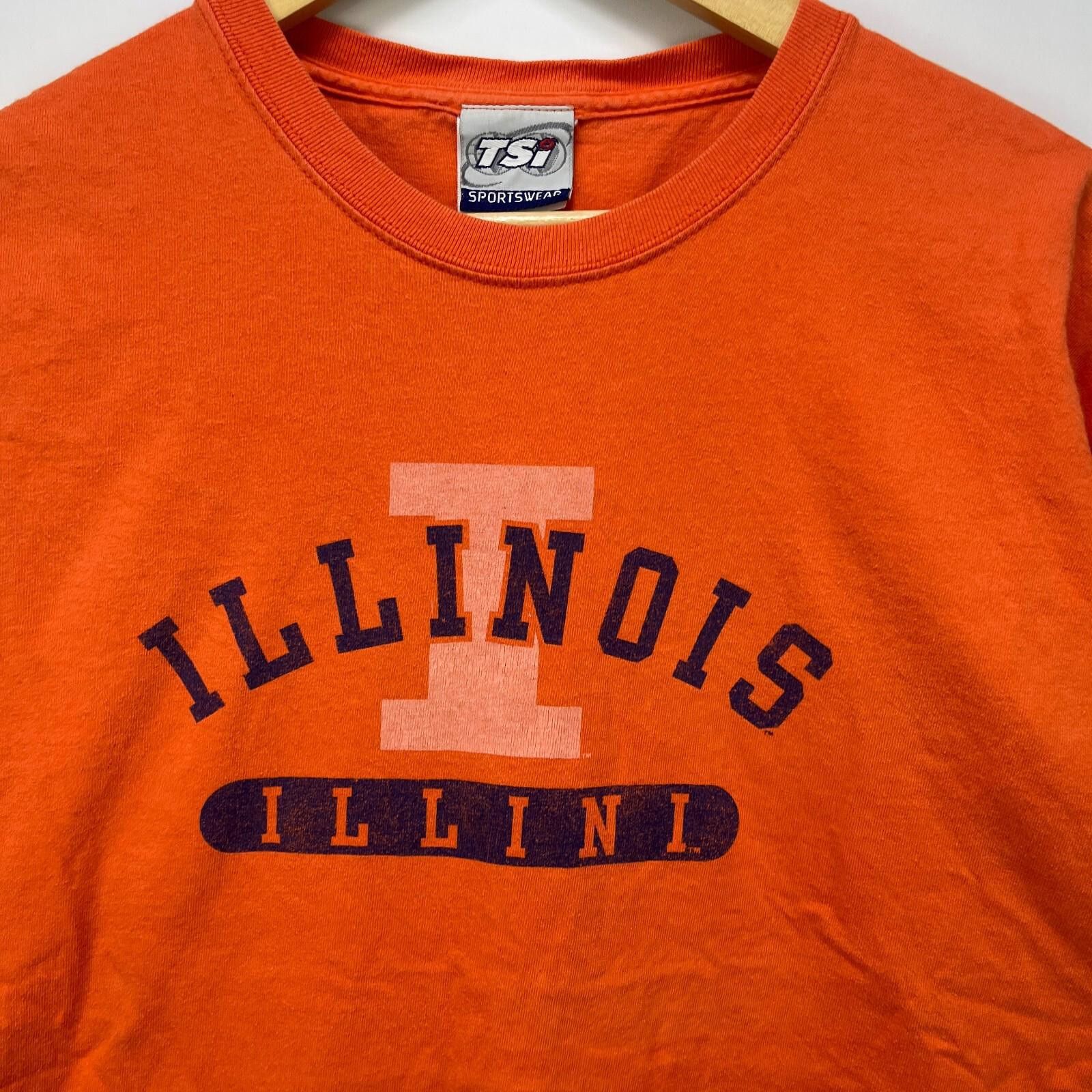 Other Vintage University of Illinois T-Shirt Large Fighting Illini Size ONE SIZE - 2 Thumbnail