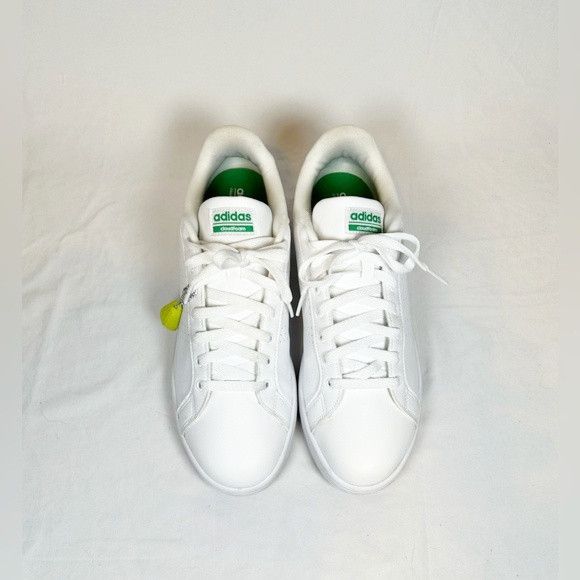 Adidas Adidas Advantage 2.0 Mens White Leather Cloudfoam Sneakers Size US 13 / EU 46 - 3 Thumbnail