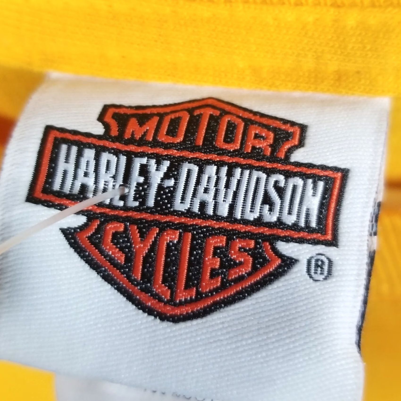 Harley Davidson Harley Davidson T-Shirt Shirt XL Yellow Vintage 05’s Rossiters Sarasota Fl Double Sided Mens Size US XL / EU 56 / 4 - 4 Thumbnail