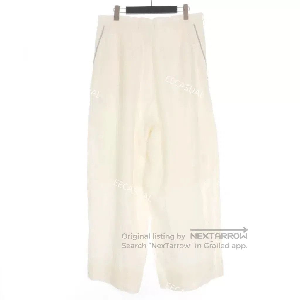 Ground Y Yohji Yamamoto White Linen Wide. Size 27" / US 4 / IT 40 - 2 Thumbnail