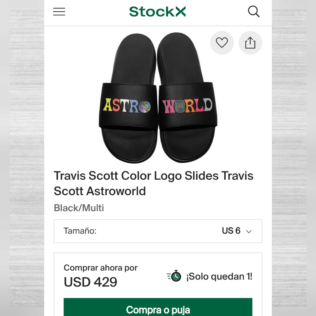 Travis Scott LIMITED EDITION ASTROWORLD SLIP ONS - FASHIONELLA Size US 11 / EU 44 - 10 Thumbnail