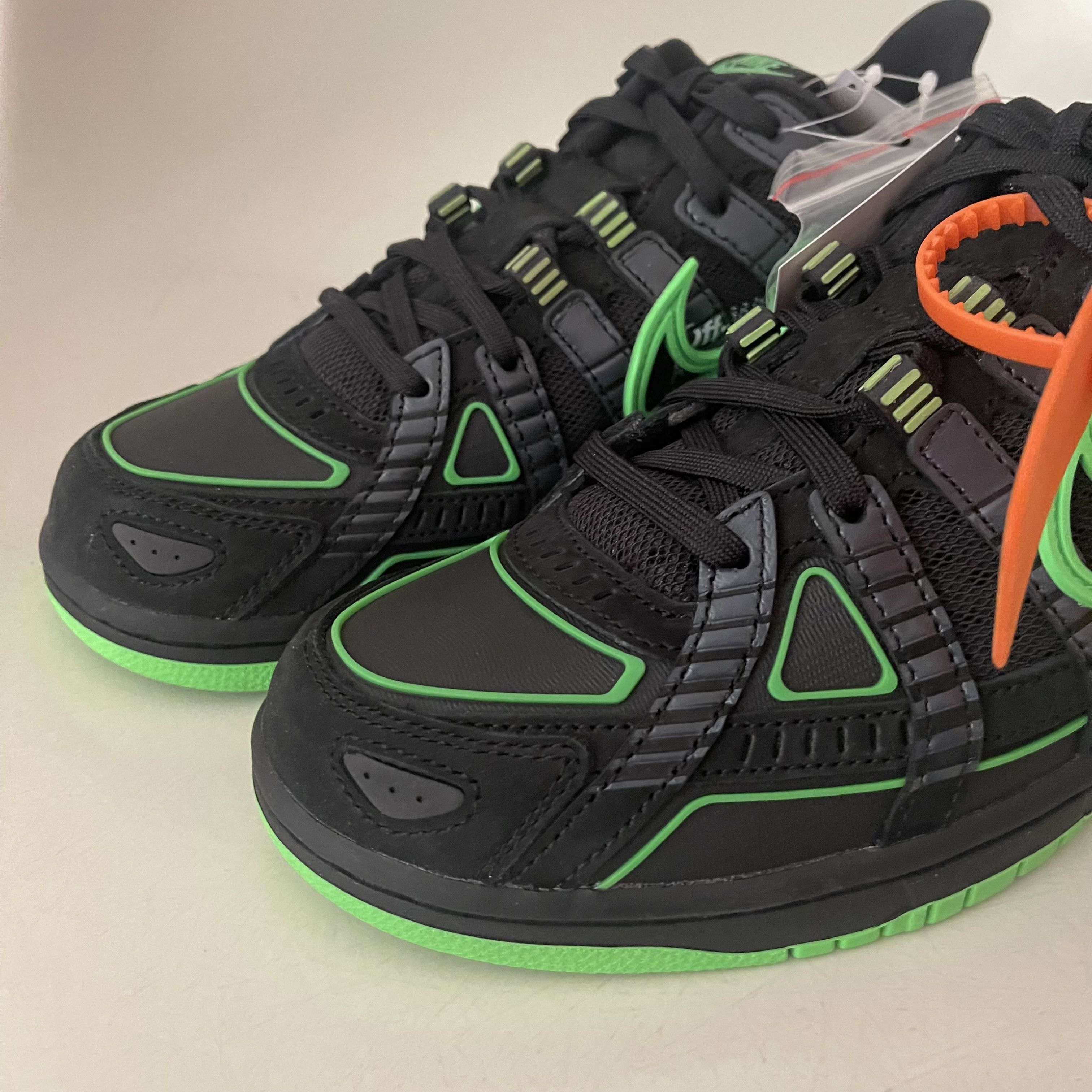 Nike × Off-White Air Rubber Dunk Green Strike NEW Size US 9.5 / EU 42-43 - 2 Thumbnail