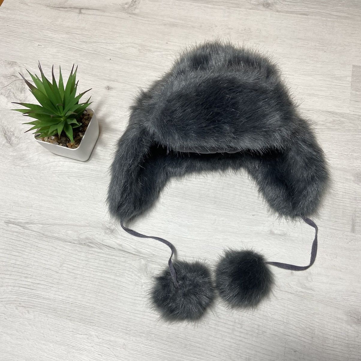 Hysteric Glamour 🔥 Y2K Mohair Fuzzy Ushanka hat Size ONE SIZE - 2 Thumbnail