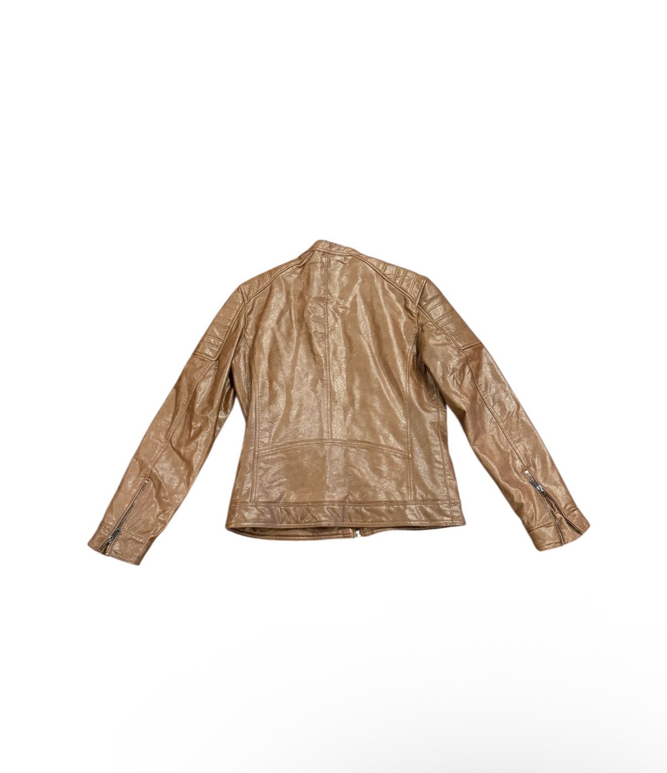 Zara Zara Leather Brown Jacket Size US L / EU 52-54 / 3 - 4 Thumbnail