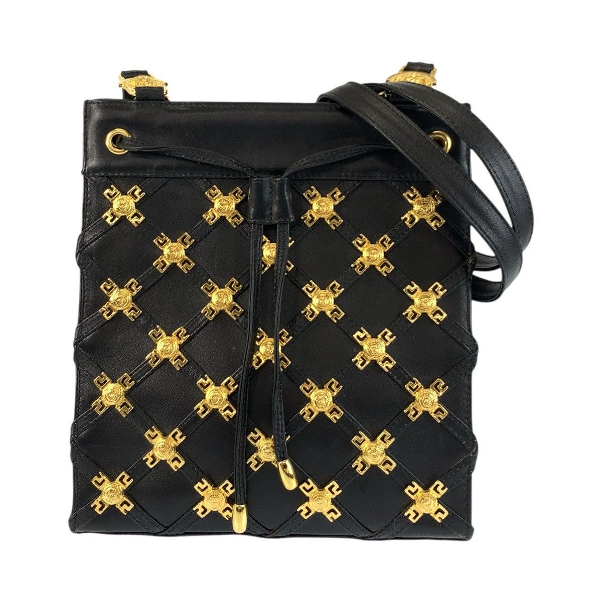 Versace Versace Versace Medusa Leather Shoulder Bag Leather Shoulder Bag DUTY FREE for USA Size ONE SIZE - 1 Thumbnail